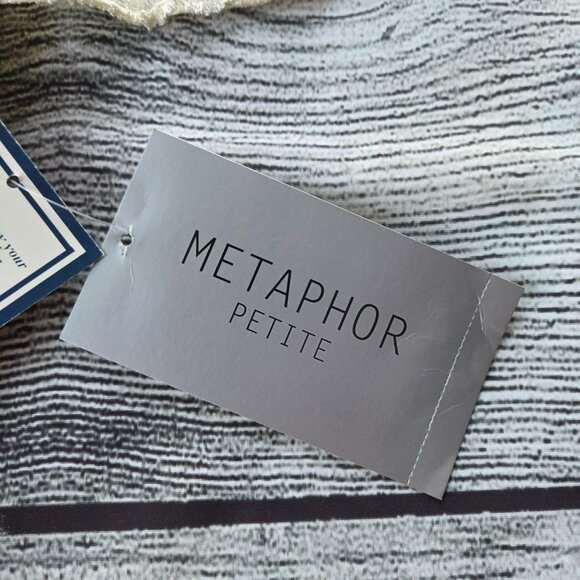 Metaphor Petite Women's Size SP Top/Blouse New With tags Cream/Off White - Picture 8 of 16